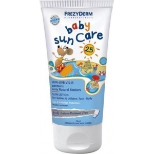 FREZYDERM Baby Sun Care SPF25 Αντιηλιακό Γαλάκτωμα για βρέφη & παιδιά 75ml